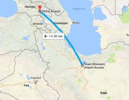 پرواز پرواز تهران به تفلیس